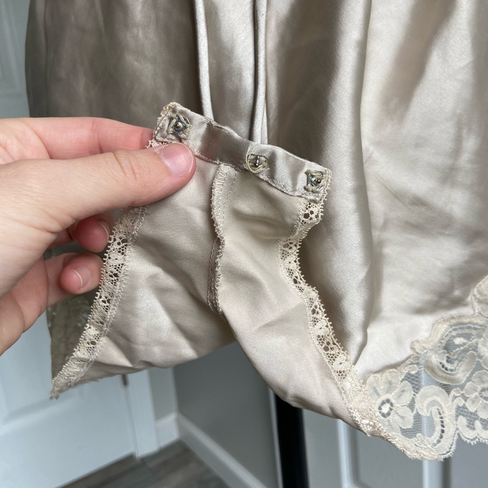 SOLD VINTAGE DIOR Lingerie Romper lace Slip - Picture 6 of 10